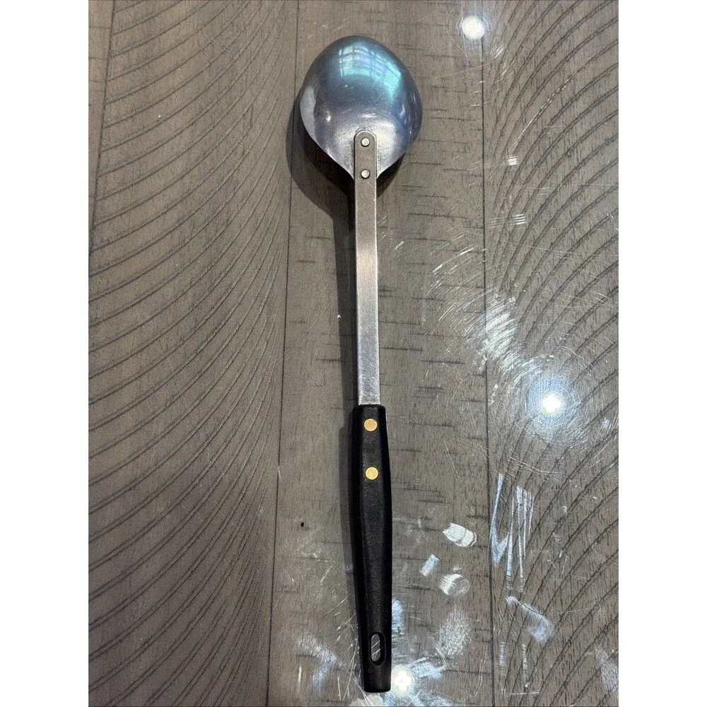 Vintage Stainless Steel USA Spoon Poly wood Handle 13”